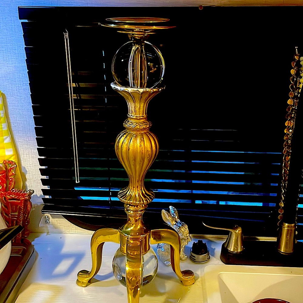 Elegant Gold Table candle holder